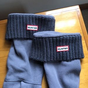 Hunter Boot Socks - fleece, grey liner